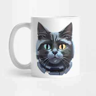 Cat space suit space universe stars Mug